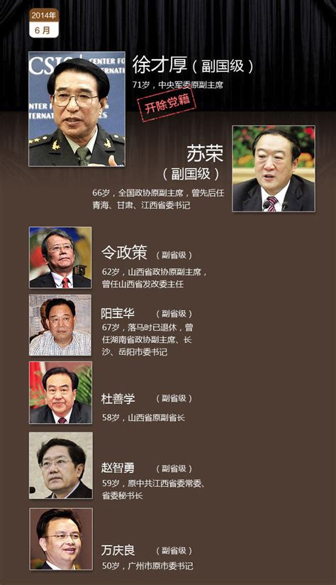 落马高官|十八大以来落马贪官档案